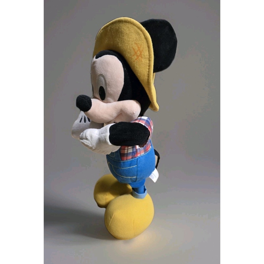 Disney Junior Farmer Mickey Mouse Sings  + Dances ANIMATED Plush Toy 16" - Works - Picture 3 of 9